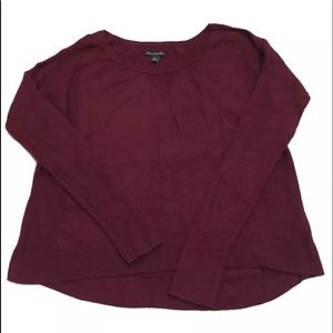 AMERICAN EAGLE  outfitters s/p burgundy sweater